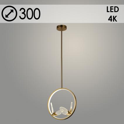 Подвес P613 AB бронза LED 18W 4000K d300, ZOK22